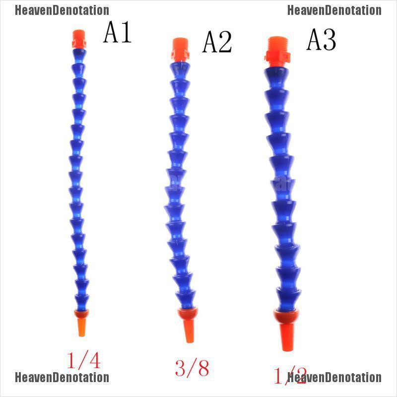 Water Oil Coolant Pipe Hose Round Nozzle Ukuran 1/4&quot; 3/8&quot; 1/2&quot;