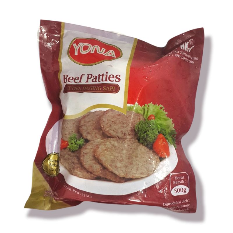 

Yona Beef Patties 500 gr