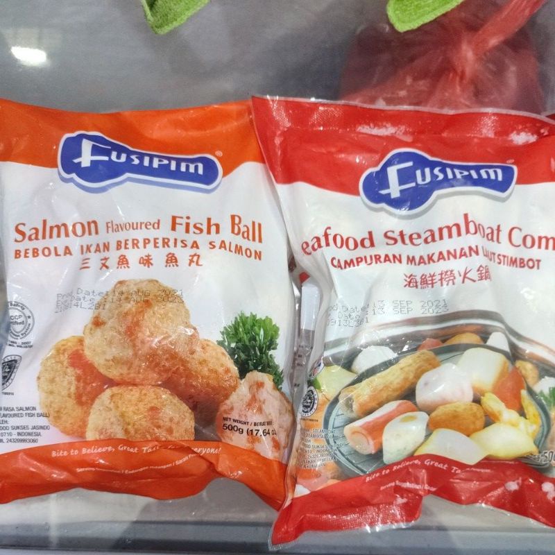 

Fusipim Steamboat, Cheese Fish Tofu, Wasabi & Vegetable Fish Roll (Halal Food) 500 gram
