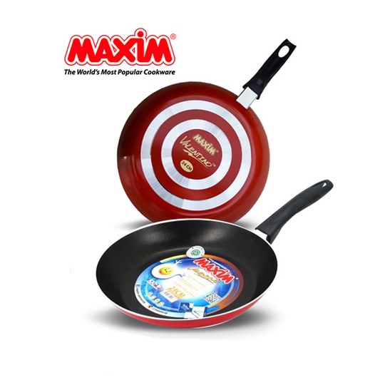 Fry Pan Maxim, Teflon Penggoreng, wajan Valentino ukuran 24 cm