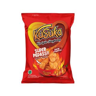 Kusuka Keripik Singkong Super Pedas 50 gr x 2 Pcs | Shopee ...