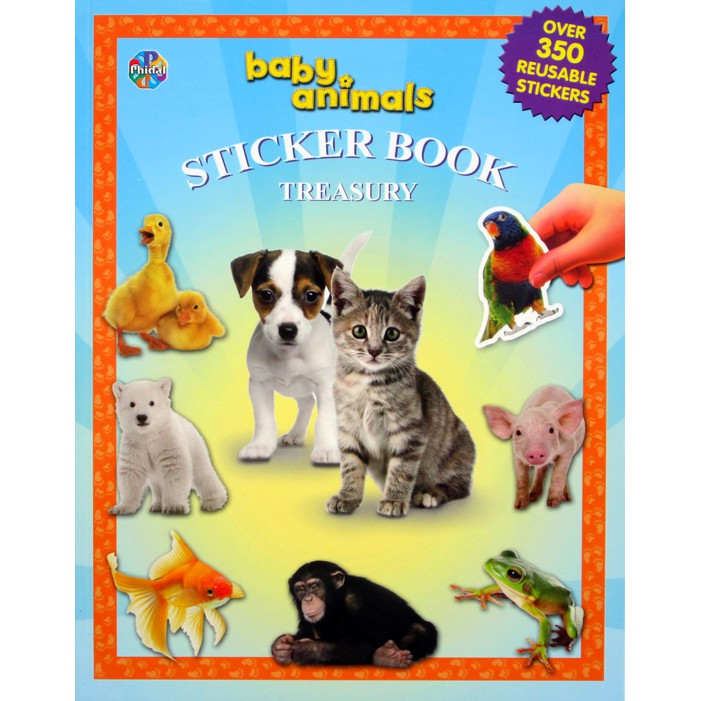

BUKU STICKER TREASURY BABY ANIMALS 350 REUSABLE STICKER