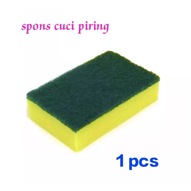 SPON PENCUCI PIRING BUSA BIASA PAKET SATU PCS MURAH/BUSA CUCI PIRING SPONS SPONGE CUCI PANCI WASTAFEL