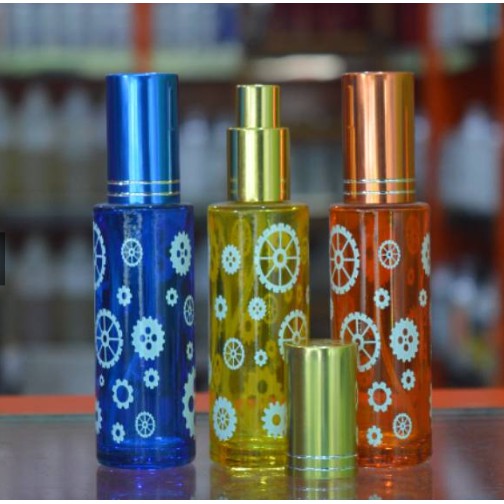 Botol parfum semprot / spray kaca motif 30ml (motif30) Lisahwangi88