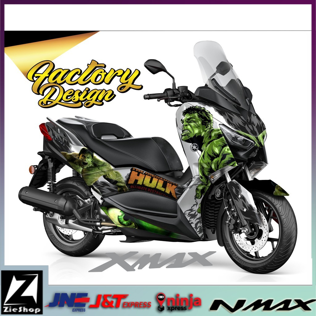 Striping xmax full body Stiker Decal motor xmax 250 variasi