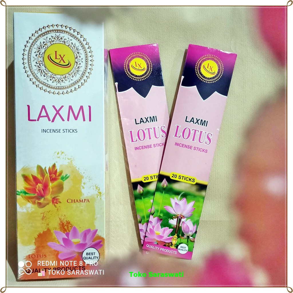 Hio Dupa Wangi Aromaterapi Soft Lotus Laxmi Isi 20 Stik