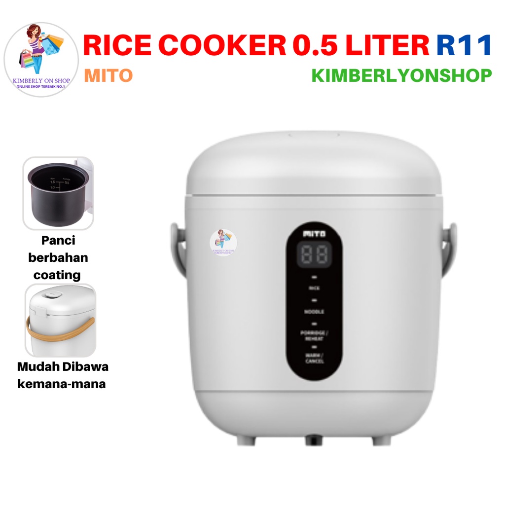 Rice Cooker Mini Digital Penanak Nasi 0,5 L R11 Mito