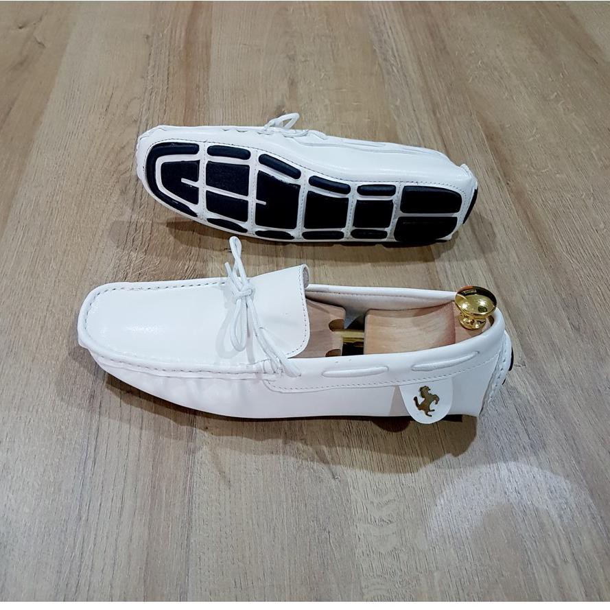 [KODE B9778] Mr darwis Gold horse slip on pria kulit mr002