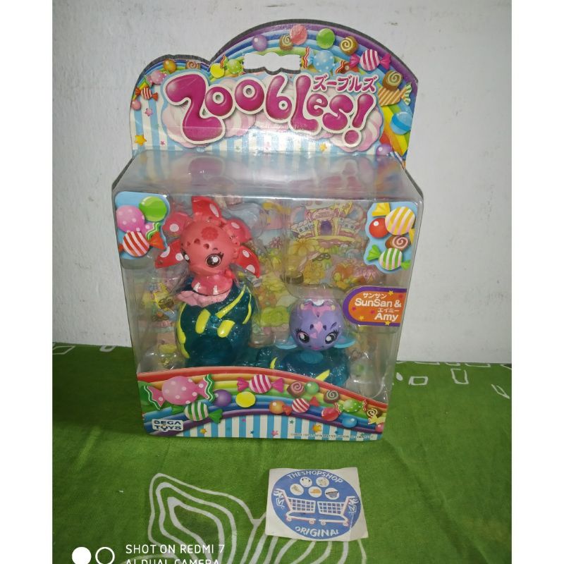 Figure Zoobles Rumah Sunsan & Amy Sega Toys Original