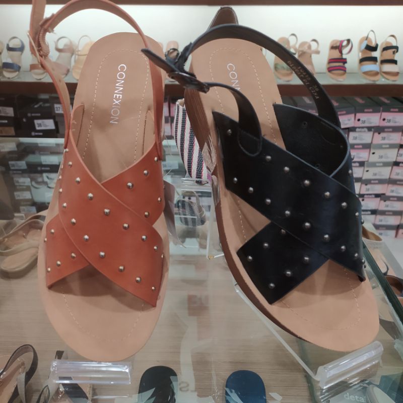 sepatu sandal wedges Connexion