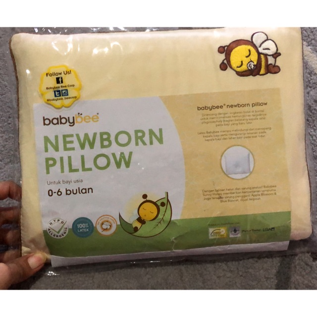 Preloved babybee newborn pillow