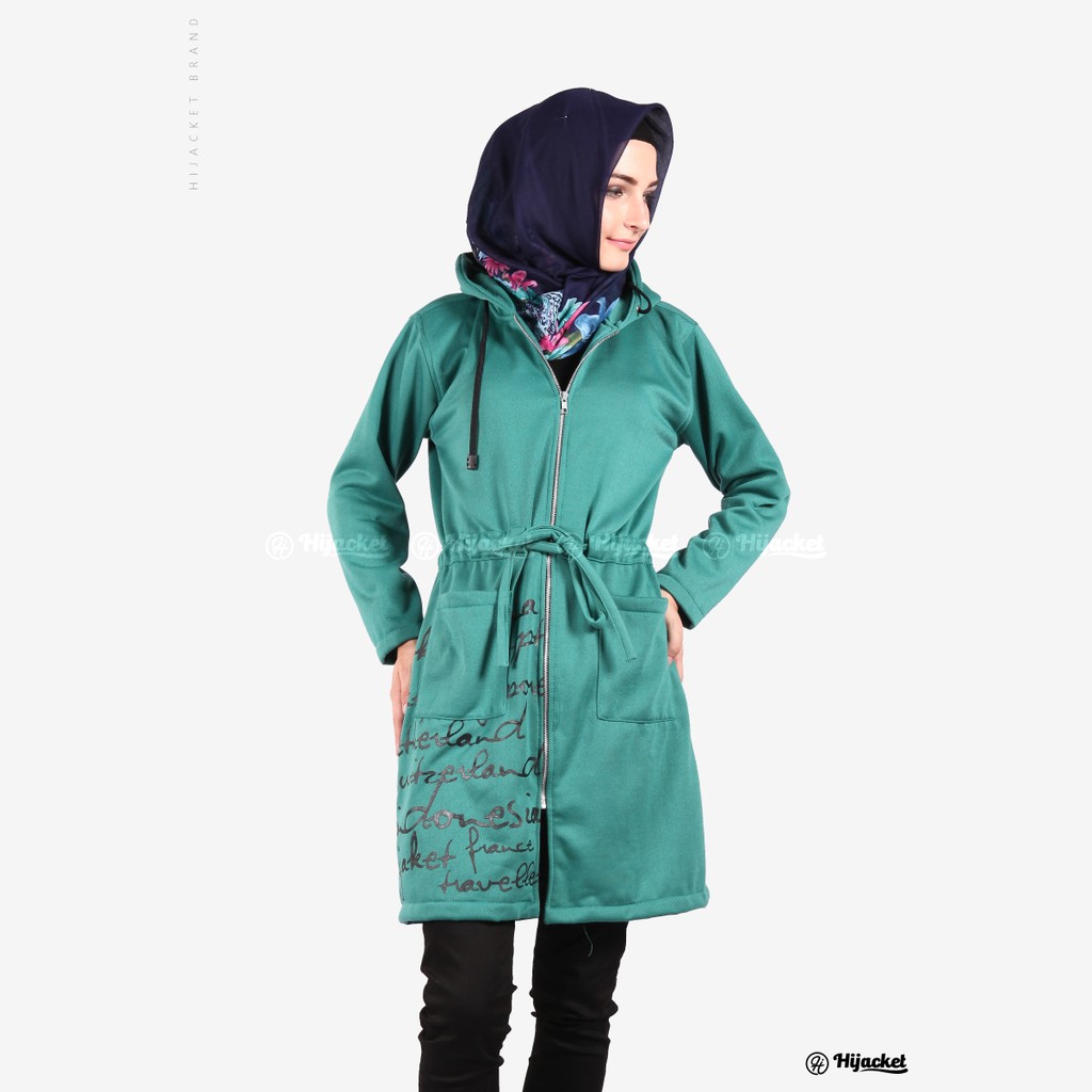Hijacket Urbanashion Series Origilal Jaket Hijabers Bahan Premium Fleece yang 