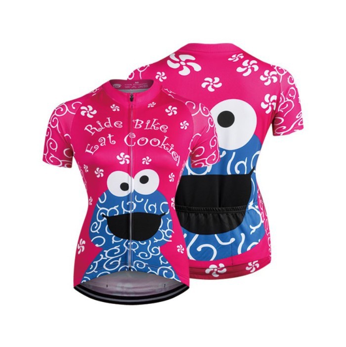 Baju Jersey Sepeda Cycling Wanita Premium Lucu Karakter Kartun