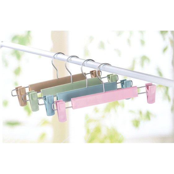 Hanger Plastik Jepit Gantungan Celana Kerudung Rok Baju Dewasa Remaja Hanger Jepit Plastik Gantungan Serbaguna GOSHOP88