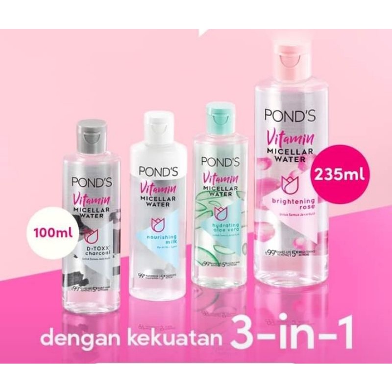 (100ml)  Ponds vitamin micellar water /pond's