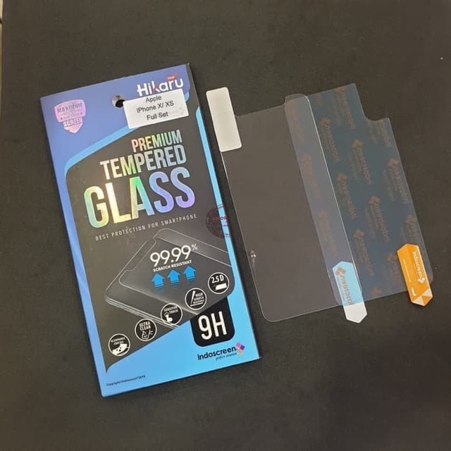 Anti Gores Iph6  X Premium Tempered glass Hikaru  FREE ANTI GORES BELAKANG