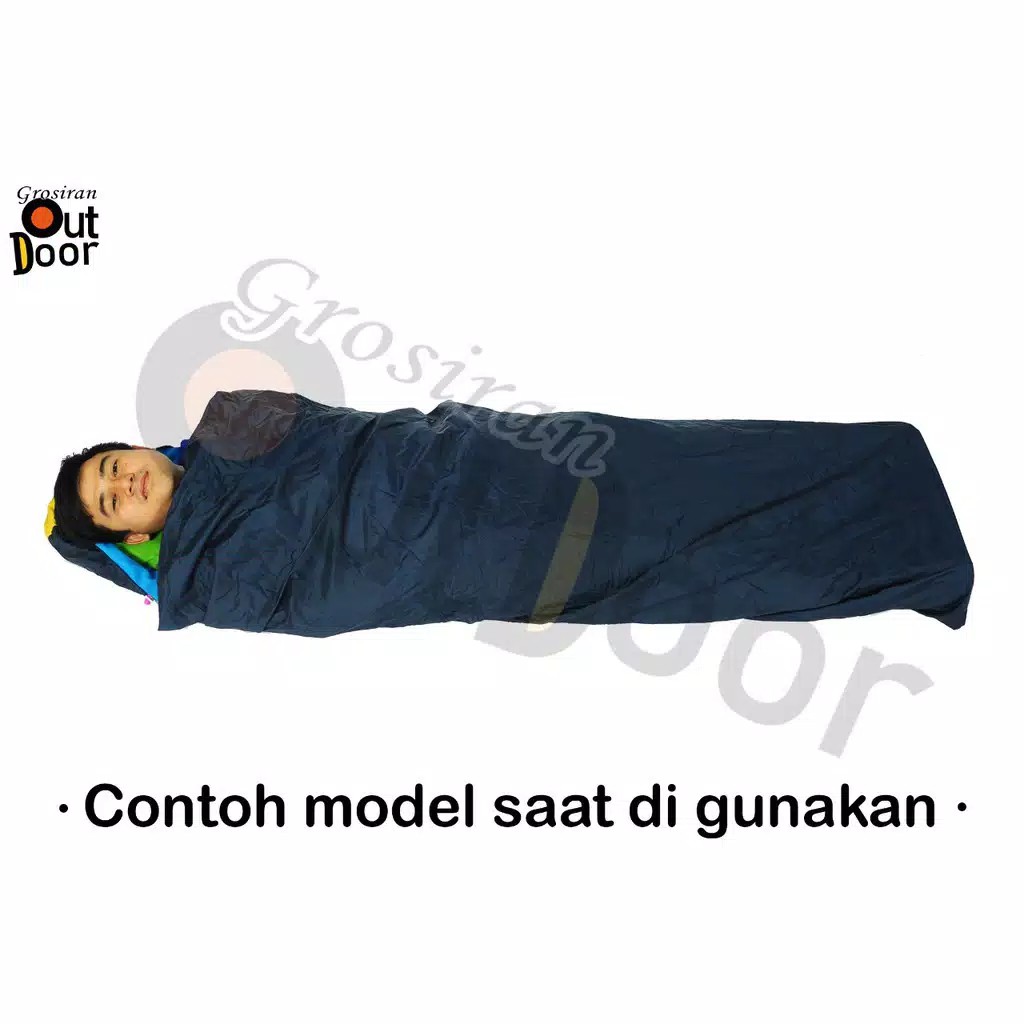 Sleeping bag bantal polar lotto paking mini-selimut kantung tidur-camping outdoor