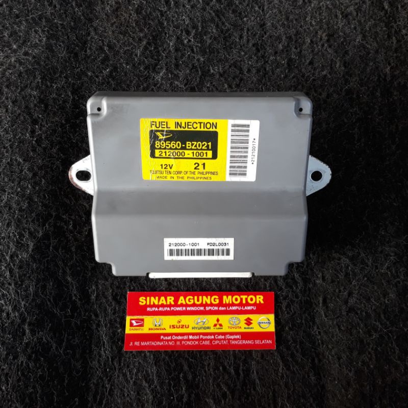 ECU Engine Control Unit Toyota Avanza Daihatsu Xenia Old 1.3 2004-2005 "89560-BZ021"