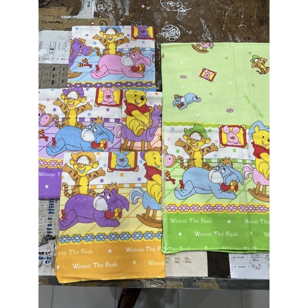 (3pcs) bedong bayi flanel andrea ukuran 90x110cm