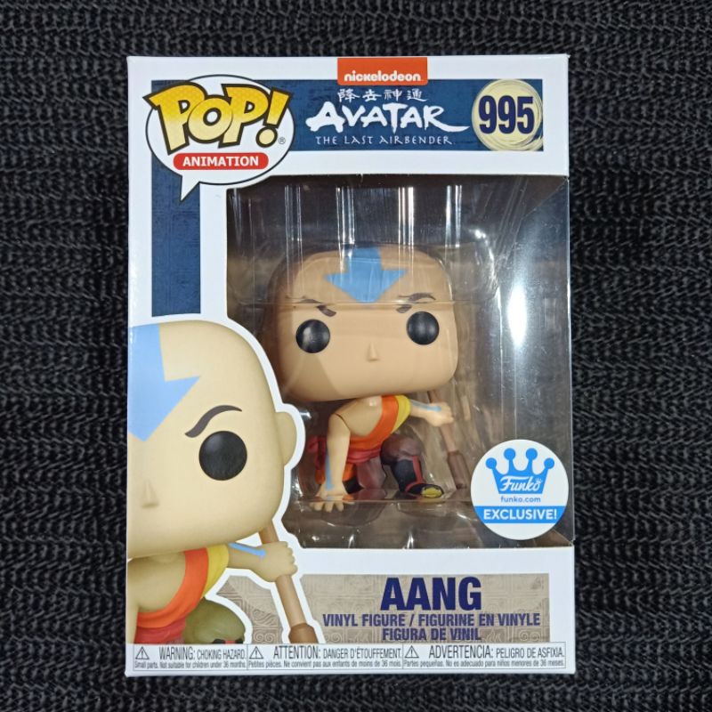 Funko Pop AVATAR THE LAST AIRBENDER : AANG (Crouching) #995 (Funko Shop Exclusive)
