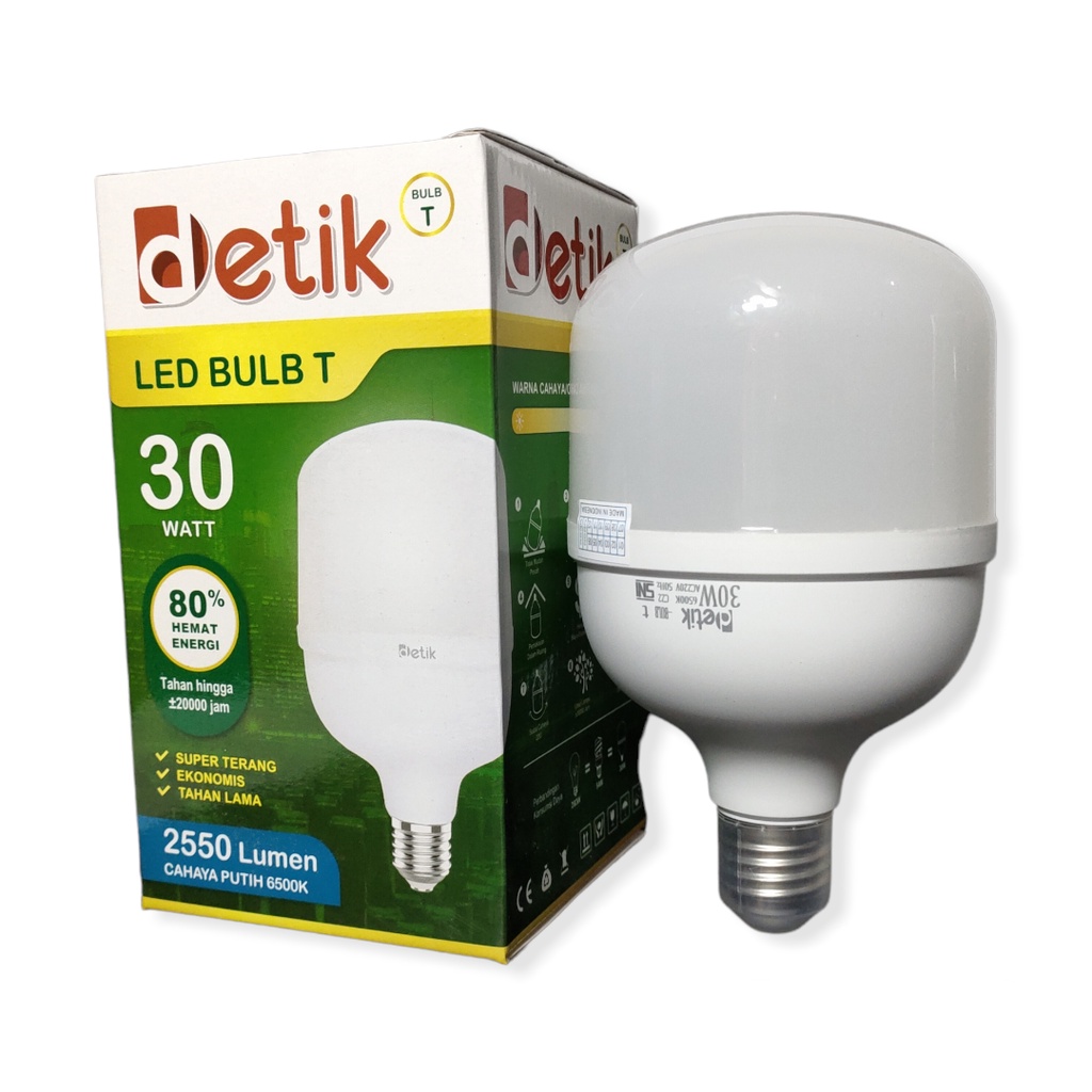 DETIK Lampu LED Capsule 30 Watt - Cahaya Putih (Garansi 1 Tahun)