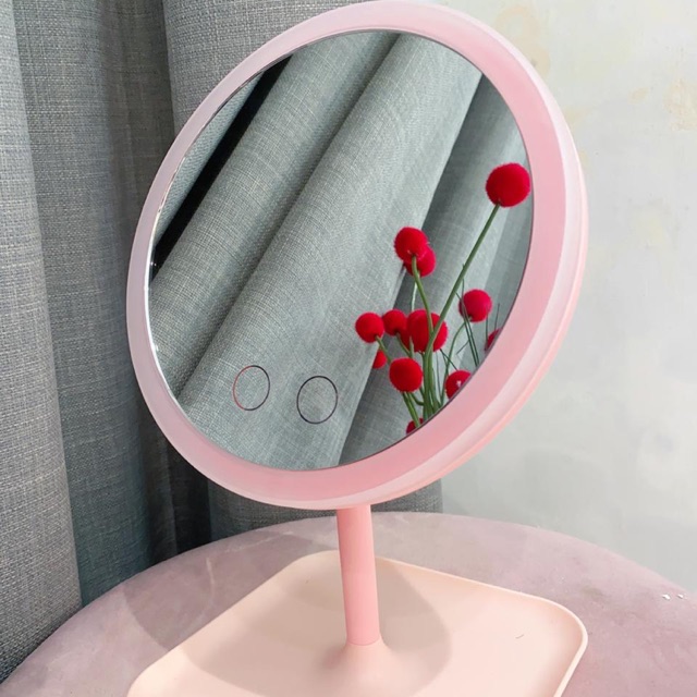 Cermin LED/ Cermin Rias Portable LAMPU BERUBAH 3 WARNA