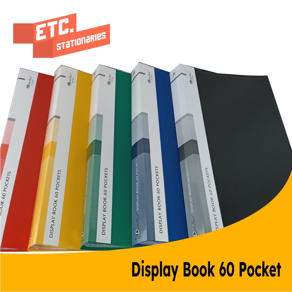 

Dataflex Display Book Folio / Document Keeper / Clear Holder 60 Pocket DF-813