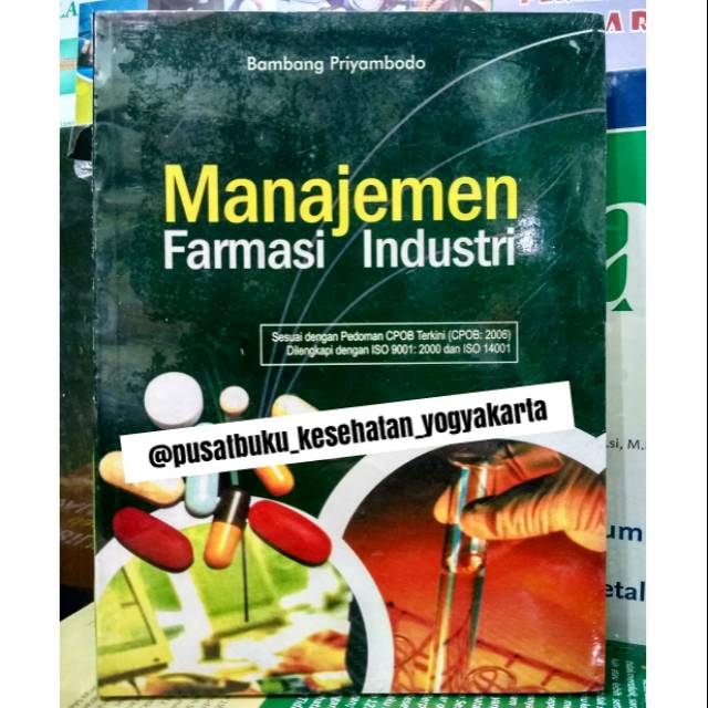 Jual Buku Manajemen Farmasi Industri - Bambang Priyambodo TERMURAH ...