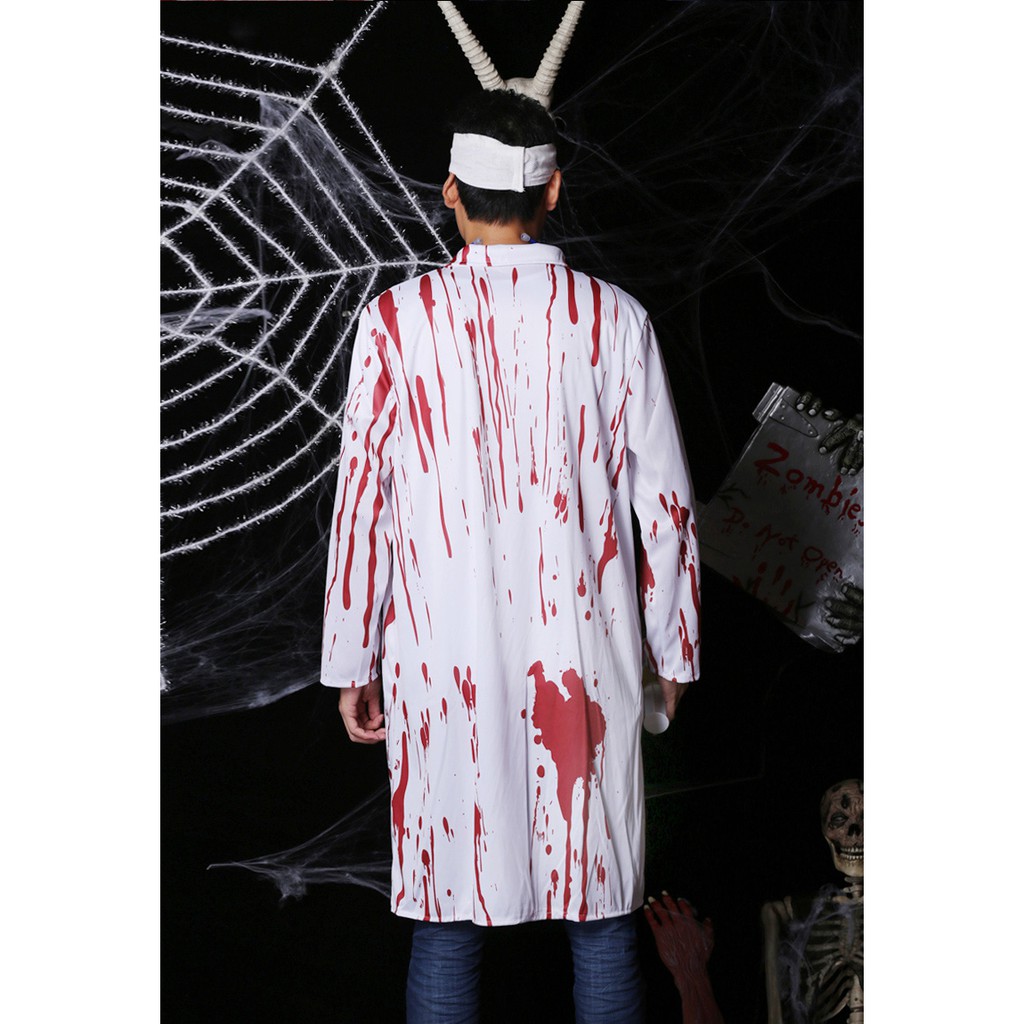 CC-155 kostum halloween dokter suster profesi malpraktek hantu setan prank