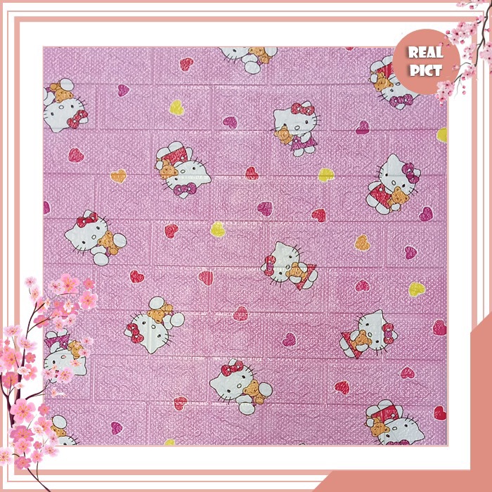 UNICO Wallpaper Dinding Murah Motif Kartun Lucu Kartun Wallpaper Dinding Foam 3D Anak Dekor Kamar Wa