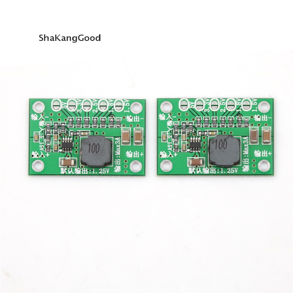 Modul Konverter Step Down Power Dc-Dc 5-16v Ke 1.5v 1.8v 2.5v 3.3v 5v 3a Skk