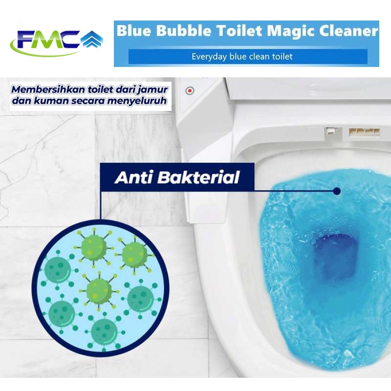 Pembersih Closet Tablet Biru Toilet Penyegar Closed Pembunuh Bakteri Kamar Mandi Penghilang Kotoran Kerak