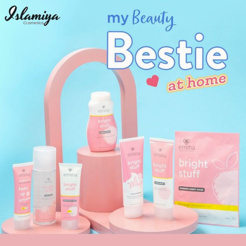 EMINA BRIGHT STUFF | Moisturizing Cream| Toner | Face Wash | Whip | Loose Powder |Tone Up|Face Serum