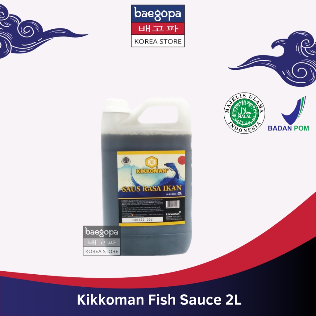 

KIKKOMAN Fish Sauce Kecap Ikan 2,2 Kg Halal