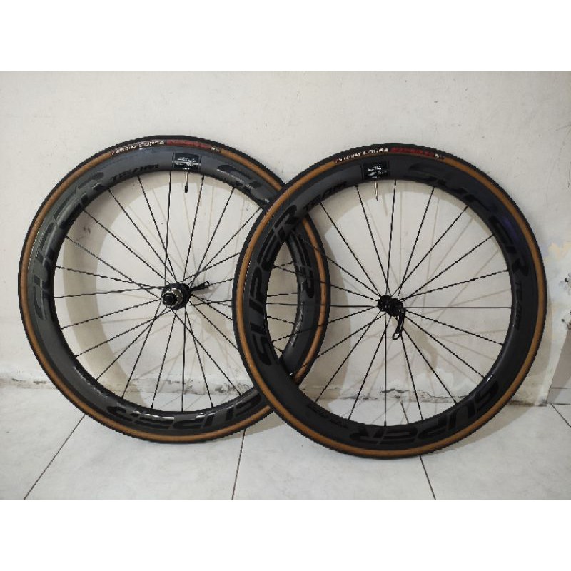 Wheelset superteam UCI carbon 50mm 700c roadbike