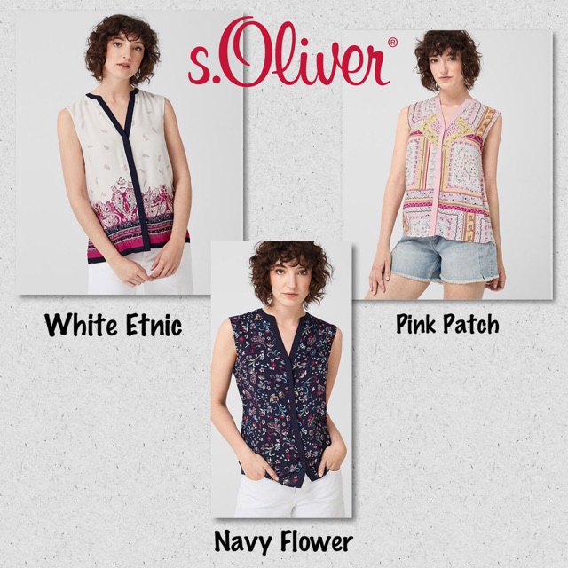 S.oliver etnik top - s.oliver original