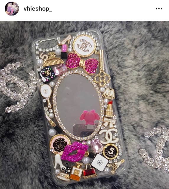 Case iphone 14 Mirror Set Case Handmade bling case All type Hp made by order Case Samsung A52