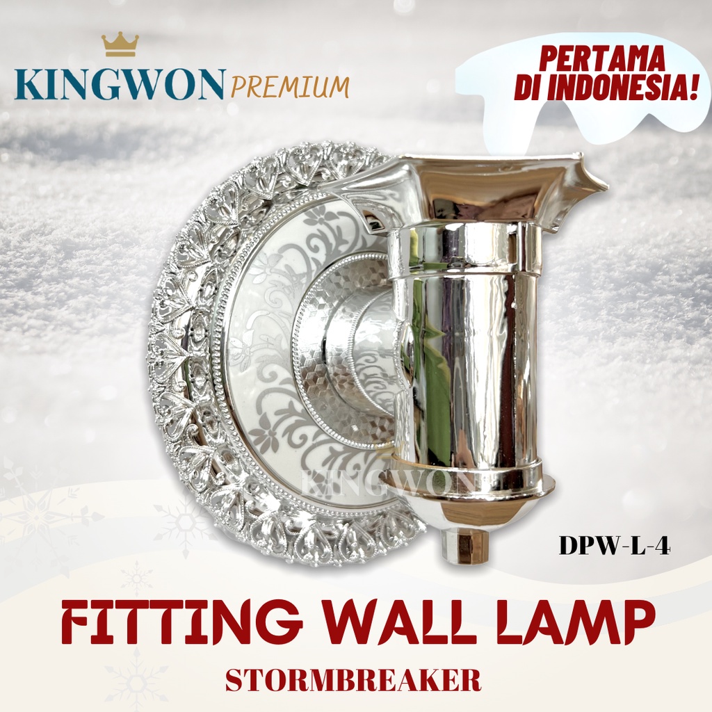 LAMPU DINDING/LAMPU TEMPEL/LAMPU TIDUR/WALL LAMP/FITTNG LAMPU DPW L-4