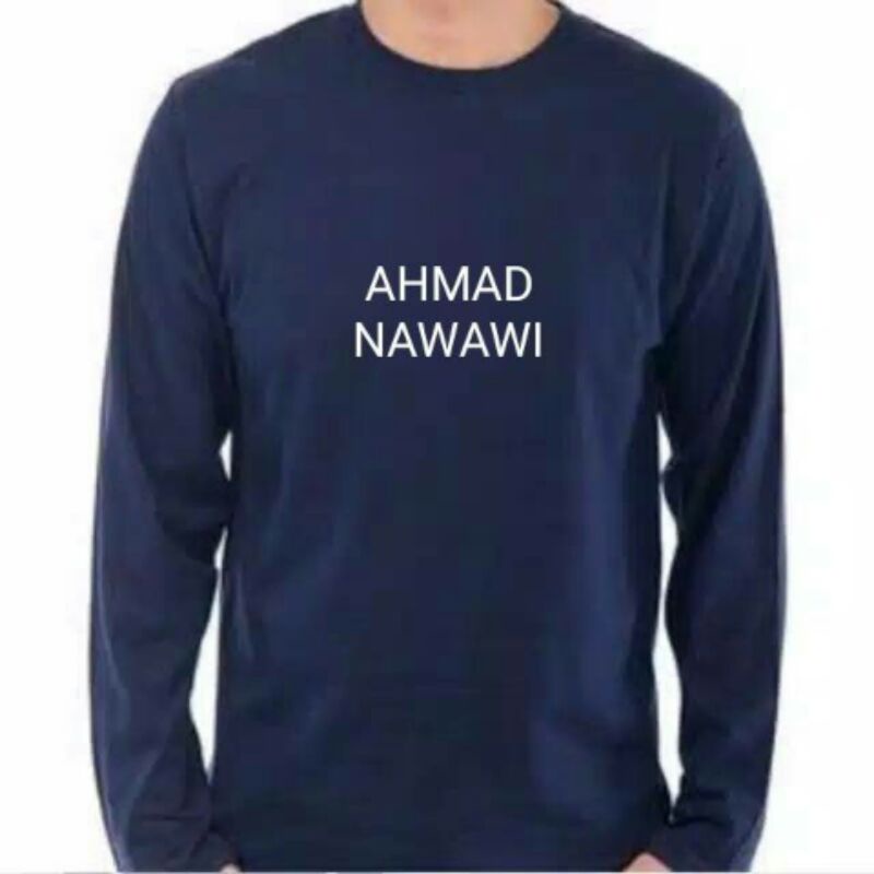 Kaos Dewasa / kaos nama bordir / kaos panjang /request suka2