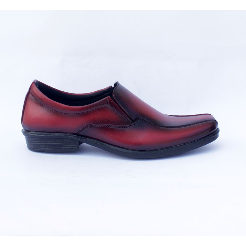 Sepatu Pantofel Pria Hitam Tanpa Tali - Sepatu Pantofel Kilap PRM 01