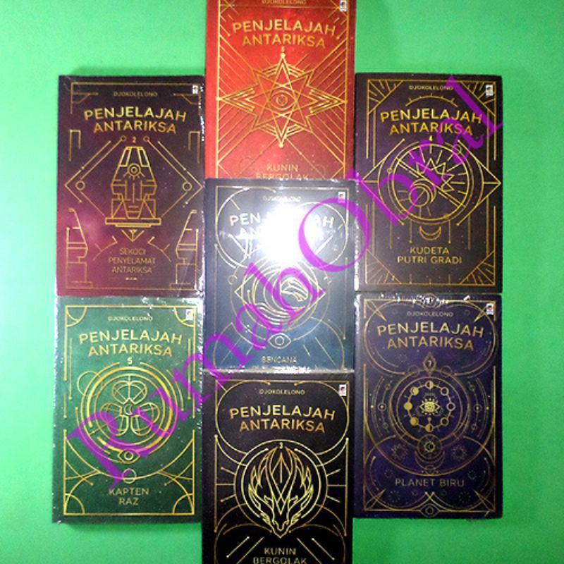 Buku Seri Penjelajah Antariksa (1-7) Tamat Oleh Djokolelono Penerbit KPG