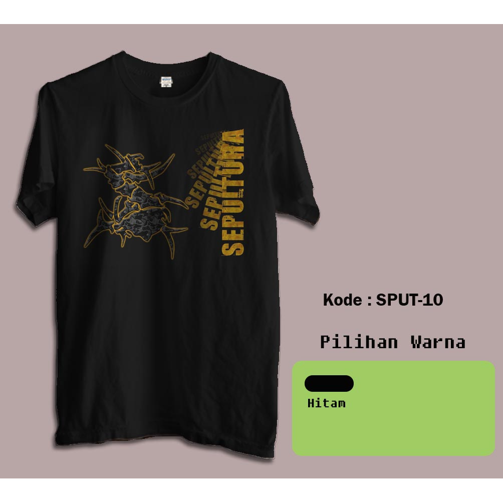 Kaos Music Band Metal Sepultura - Band Metal Rock Sepultura     10