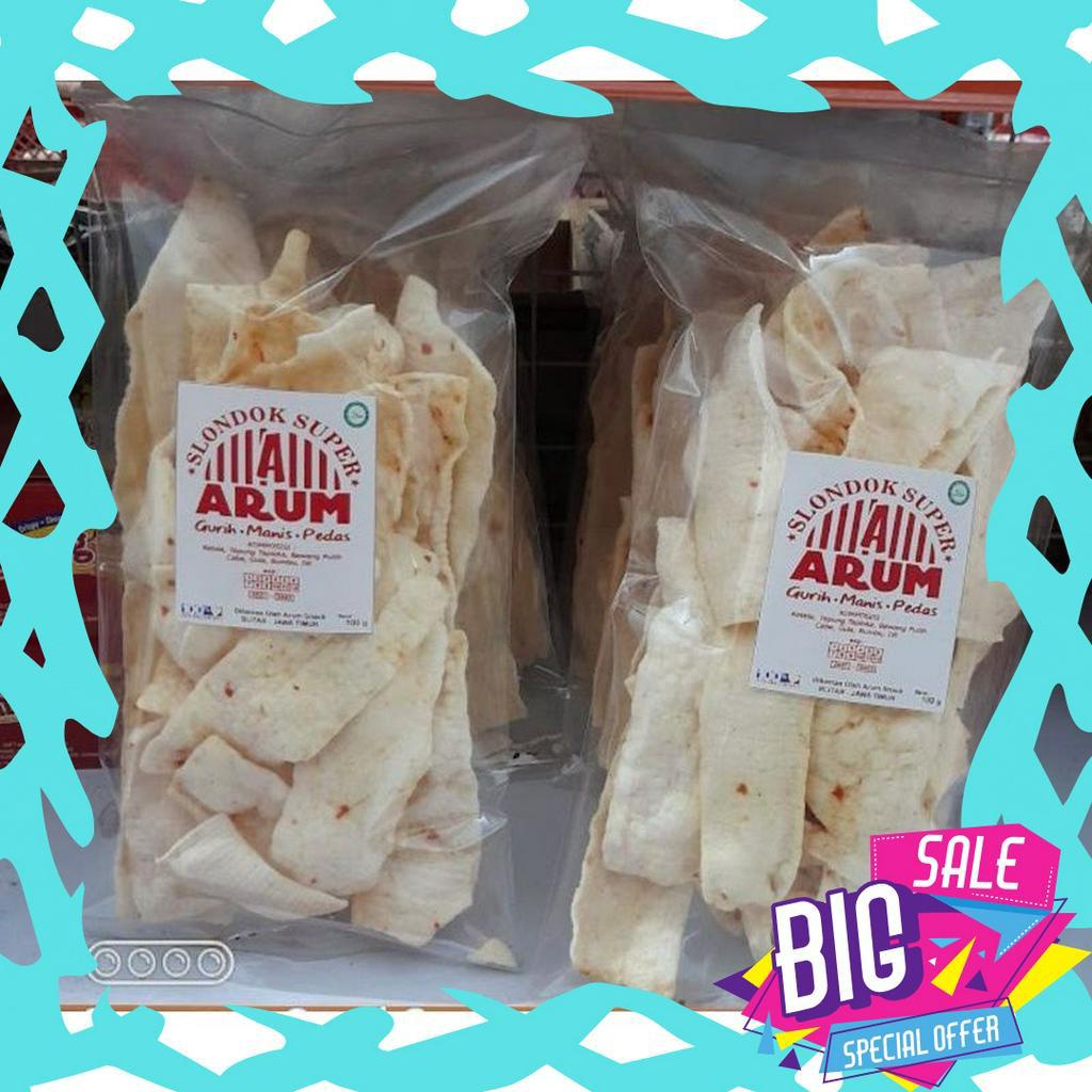 

SPESIAL DISCOUNT KRUPUK SLONDOK SUPER ARUM MATANG KHAS BLITAR PEDAS ASIN GURIH