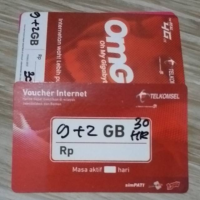 Voucher kuota isi ulang telkomsel simpati 11gb (9+2) murah di toserba cikarang official