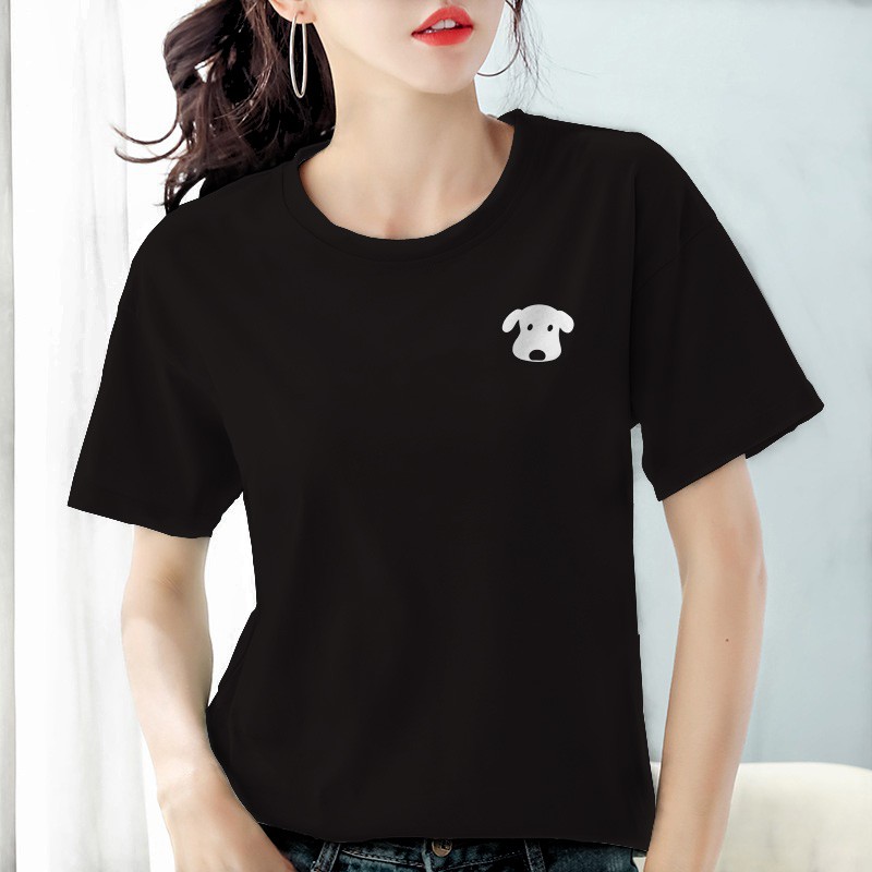 Kaos Wanita Cute Dog / Baju Wanita / Atasan Wanita / Tshirt Wanita Tumblr tee