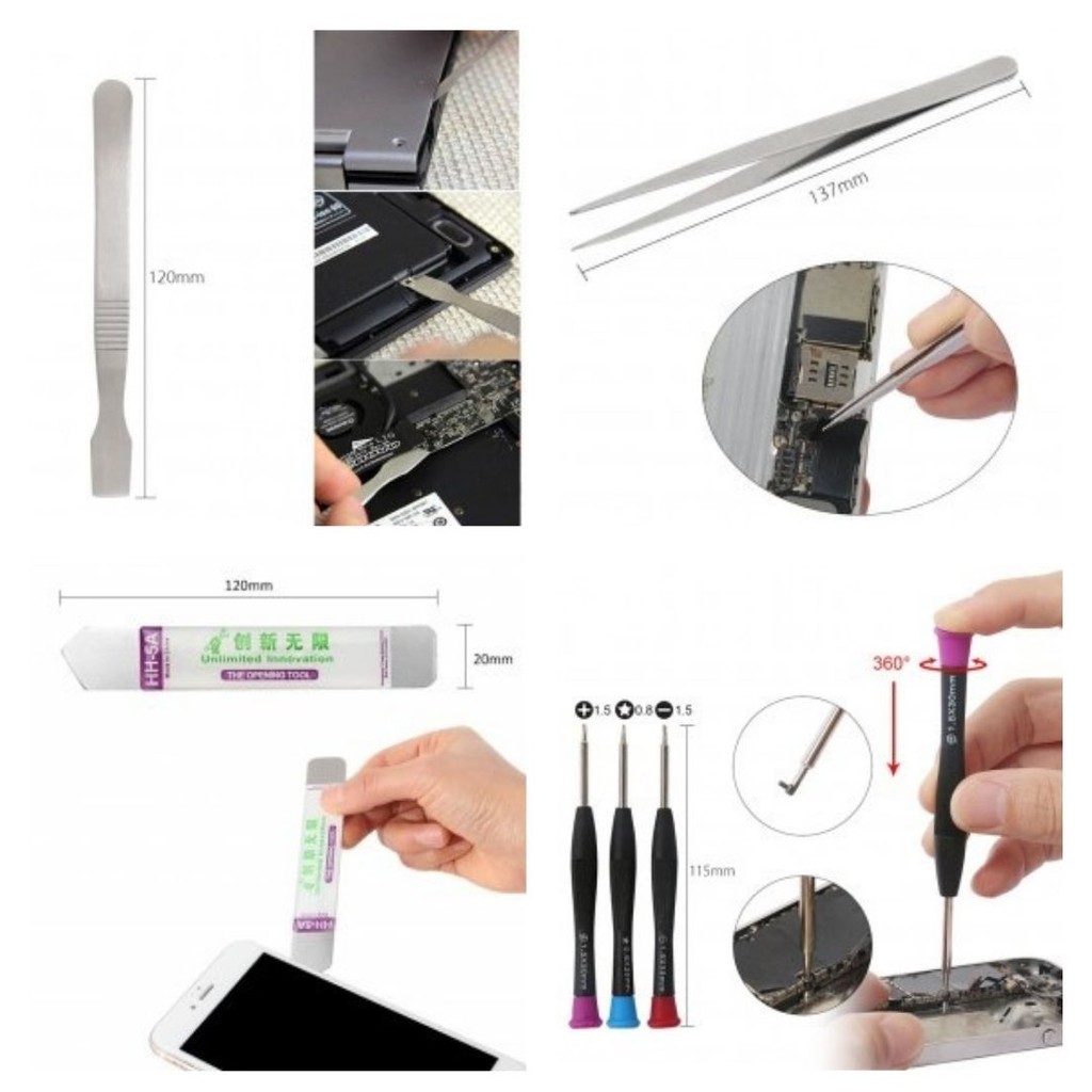 Alat Servis Reparasi HP LCD 21 In 1 Handphone Tool Set 111