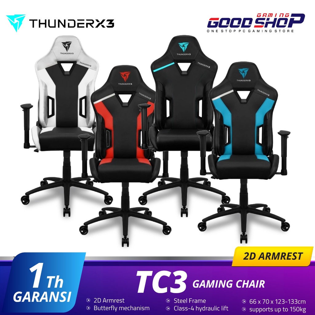 ThunderX3 TC3 (Jet Black) - Gaming Chair