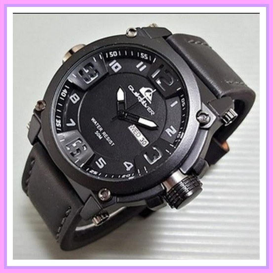 Bw® Jam Tangan Fngeen Kulit Pria Sport Fashion  1004 Jam Tangan Pria  Leather Surf  Kulit - Hitamsli