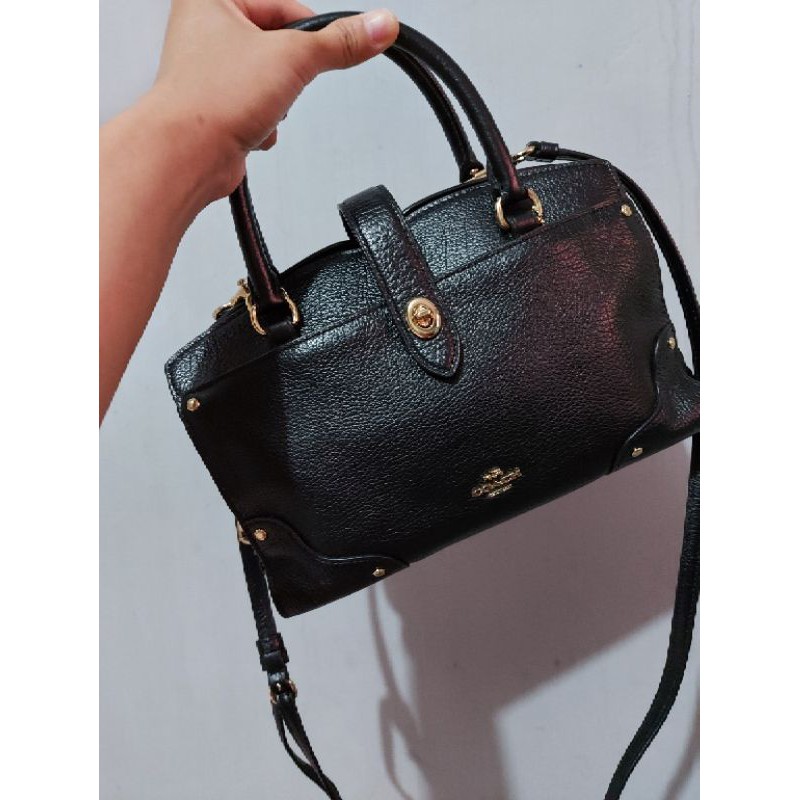 Coach Mercer 24 Black Preloved