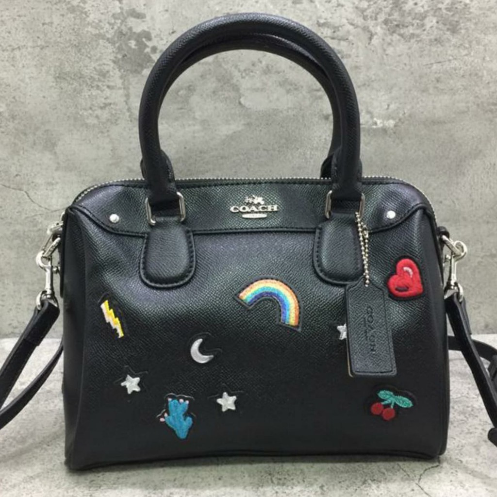 Tas Wanita  COACH Bennet Rainbow Satchel Bag -164